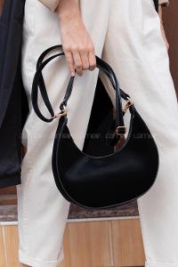 Modalamelif Yarım Ay Model Çapraz Çanta Siyah