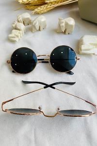 Modalamelif Siyah Gold Çerçeve Gözlük