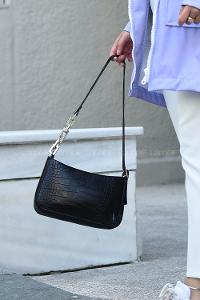 Modalamelif Trok Desen Miniadure Çapraz Çanta Siyah