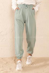 Modalamelif Bel Ve Paça Lastikli Eşofman Çağla