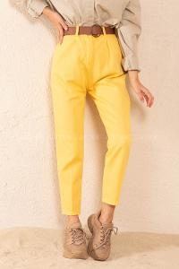 Modalamelif Klasik  Pantolon Hardal Sarısı