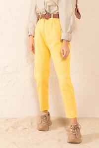 Modalamelif Klasik  Pantolon Hardal Sarısı