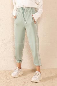 Modalamelif Yanları File Detaylı Eşofman Mint