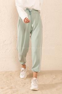 Modalamelif Yanları File Detaylı Eşofman Mint