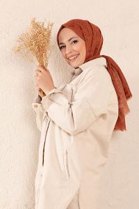 Modalamelif Kiremit Batik Desen Şal