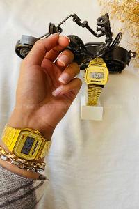 Lamelif Retro Gold Renk Saat