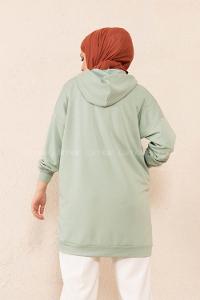 Modalamelif Belıeve Baskılı Tunik Çağla Yeşili