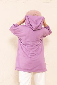 Modalamelif Belıeve Baskılı Tunik Lila