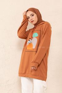 Modalamelif Önü Baskılı Tunik Taba