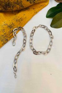 Modalamelif Durch Gümüş Zincir Bileklik