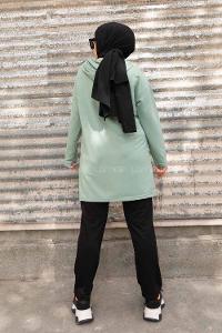 Modalamelif Craft Baskılı İkili Takım Çağla Yeşili