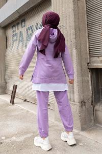 Modalamelif ways Have Baskılı İkili Takım Lila