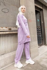 Modalamelif Have A Feeling Baskılı İkili Takım Lila