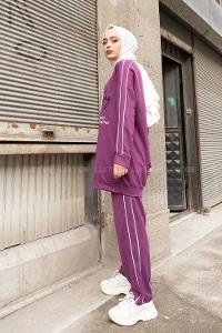 Modalamelif Have A Feeling Baskılı İkili Takım Mor
