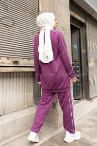 Modalamelif Have A Feeling Baskılı İkili Takım Mor