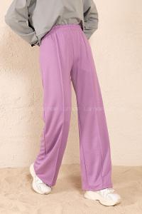 Modalamelif Bel Lastikli Bol Paça Eşofman Lila
