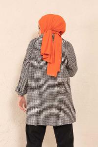 Modalamelif Tek Cepli Kazayağı Gömlek Beyaz