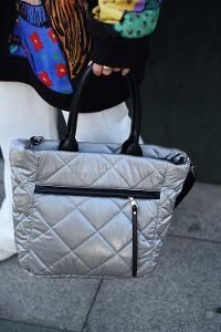 Modalamelif Yıkamalı Gümüş Jorge Çanta