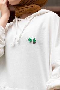 Lamelif Kaktüs Broş