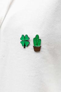 Lamelif Şans Yoncası Broş