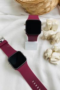 Modalamelif Led Bordo Silikon Saat