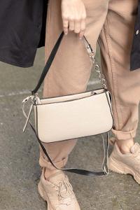 Modalamelif Tek Gözlü Dokulu Miniadure Çanta Vizonrengi