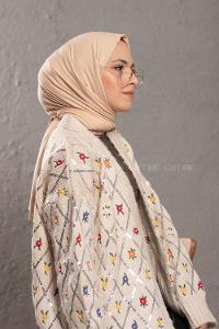 Hardal-Kemik Penye Şal