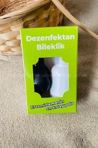 Modalamelif Siyah Silikon Dezenfektanlı Bileklik