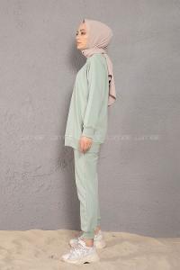 Modalamelif Angel Baskılı İkili Eşofman Takım Çağla