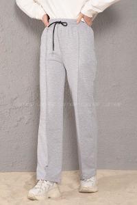 Modalamelif Beli Lastikli Bol Paça Eşofman Gri