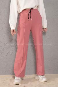 Modalamelif Beli Lastikli Bol Paça Eşofman Gül