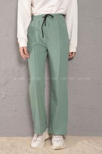 Modalamelif Beli Lastikli Bol Paça Eşofman Mint