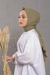 Modalamelif Açık Asker Yeşili Stor Desen Şal