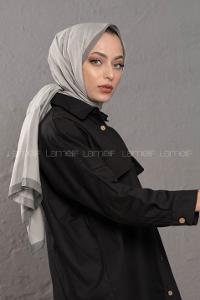 Modalamelif  Acık Gri Füme   Modal Şal