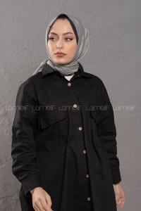 Modalamelif  Gri Siyah  Modal Şal