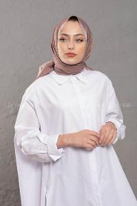 Modalamelif  Gül Kurusu Acık Pudra   Modal Şal