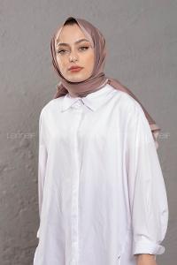 Modalamelif  Gül Kurusu Acık Pudra   Modal Şal