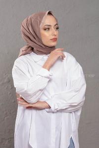 Modalamelif  Gül Kurusu Acık Pudra   Modal Şal