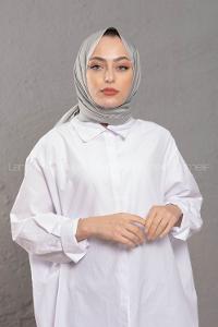 Modalamelif  Koyu gri Gümüş    Modal Şal