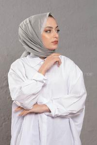 Modalamelif  Koyu gri Gümüş    Modal Şal