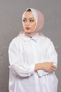 Modalamelif Pudra Ekru Monogram Şal