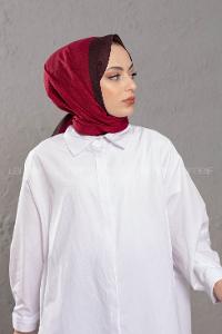 Modalamelif Sklemen mürdüm  Monogram Şal