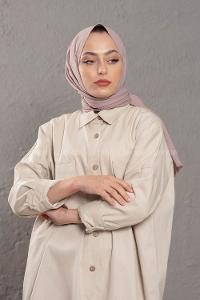 Modalamelif Soft lila Stor  Desen Şal