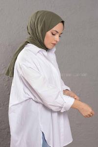 Modalamelif Çam Yeşili Pamuk Vual Şal