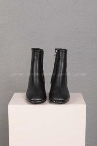 Modalamelif Küt Burun Dikişli Siyah Bot