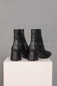 Modalamelif Küt Burun Dikişli Siyah Bot