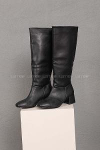 Modalamelif Küt Burun Siyah Çizme