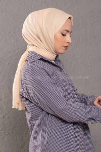 Modalamelif Bej Pötikare Şal