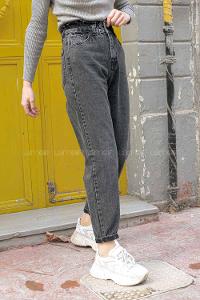 Modalamelif Kar Yıkama Mom Jean Füme