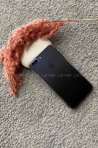 Modalamelif Iphone 7/8 Plus Uyumlu Lux Çift Renkli  Sılıkon Kılıf Füme